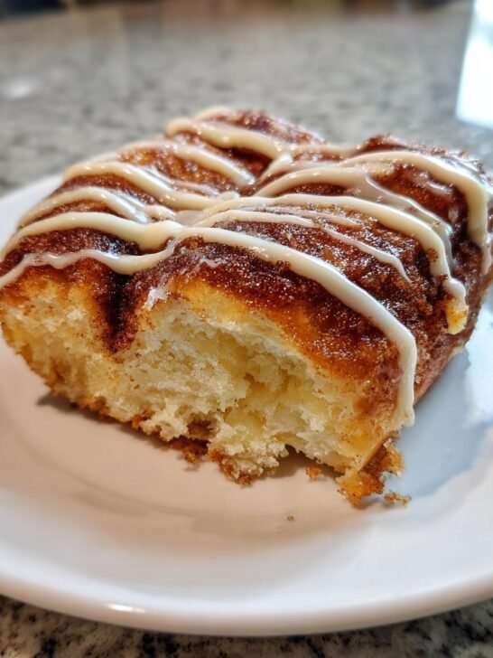 Cinnamon Sugar Crescent Roll Pizza