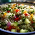 Complete Summer Rice Salad: Fresh, Easy, and Quick to Prepare