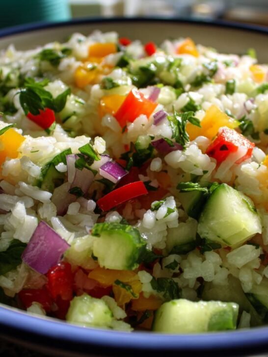 Complete Summer Rice Salad: Fresh, Easy, and Quick to Prepare