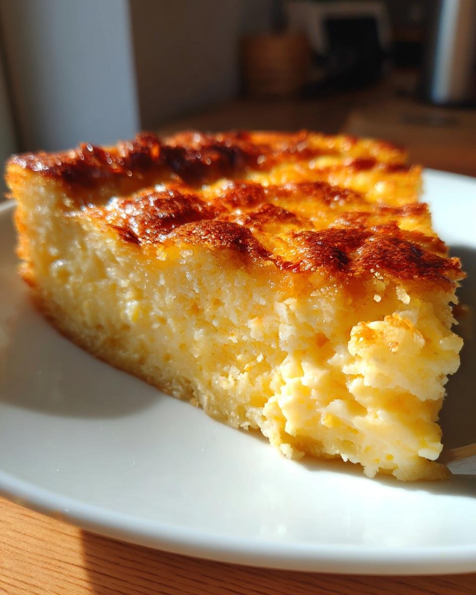 Corn Pudding with Cream Cheese and Vanilla - detail 2