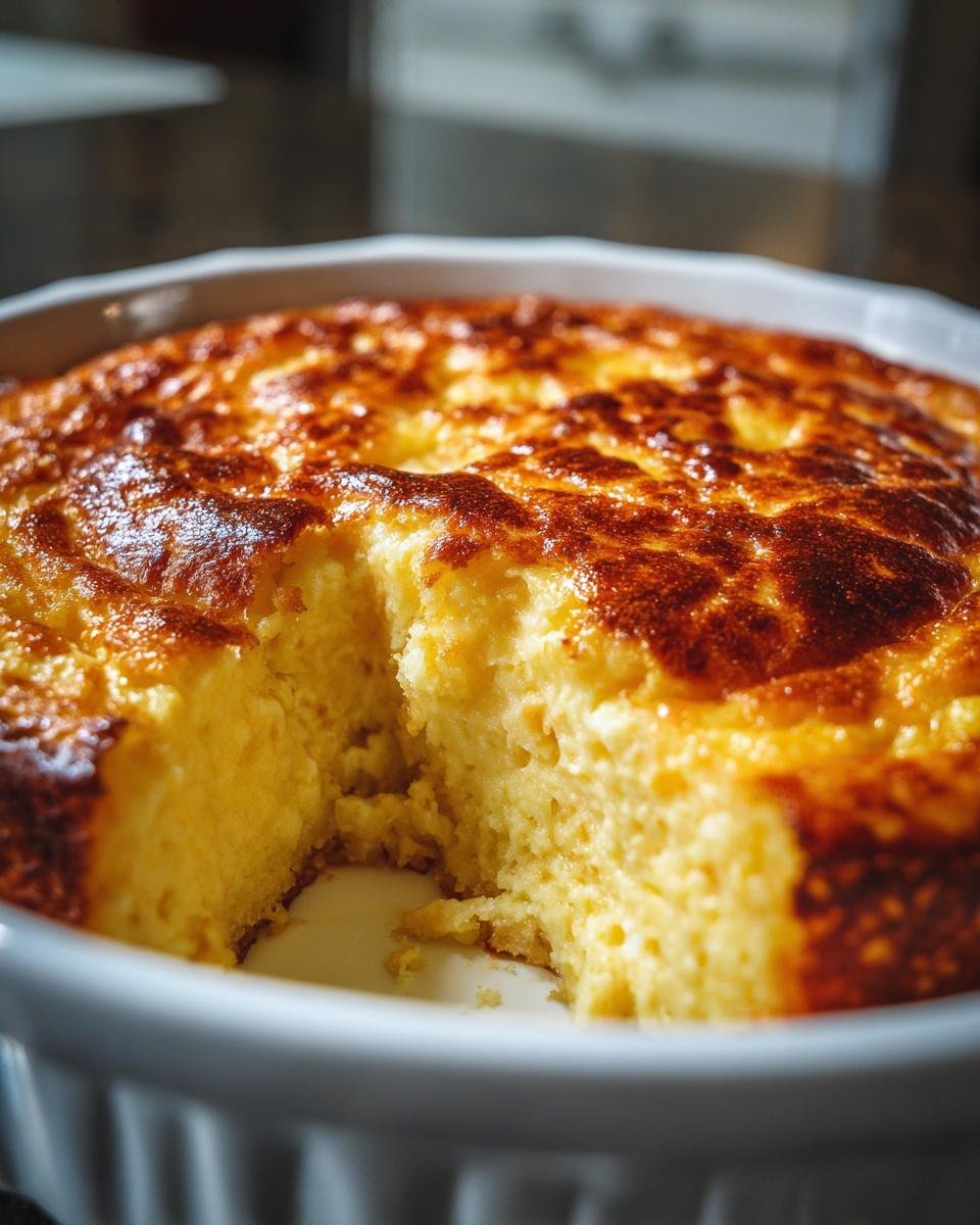 Corn Pudding with Cream Cheese and Vanilla - detail 4