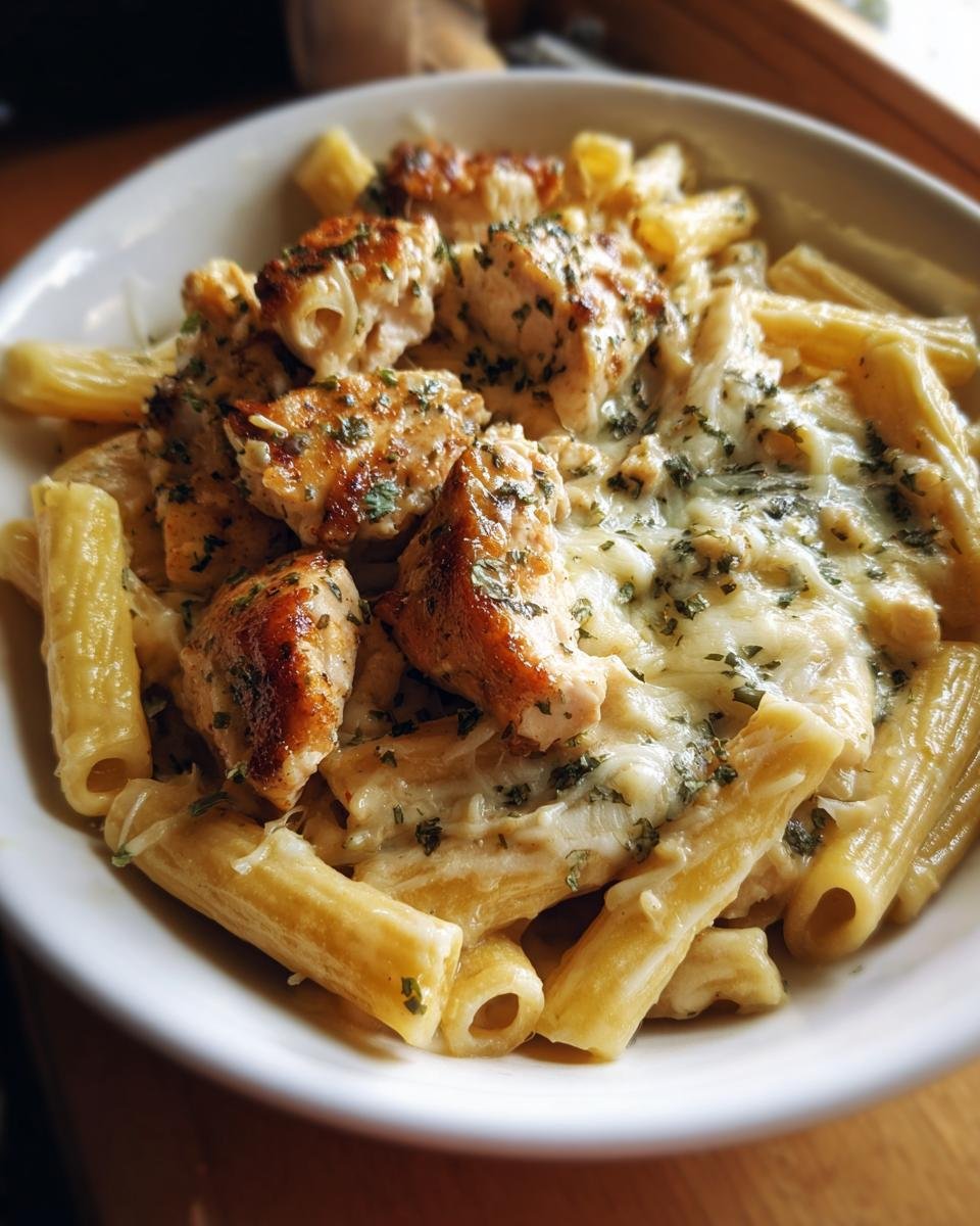 Creamy Garlic Parmesan Chicken with Cheesy Penne Pasta - detail 3