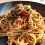 Creamy Lobster Spaghetti