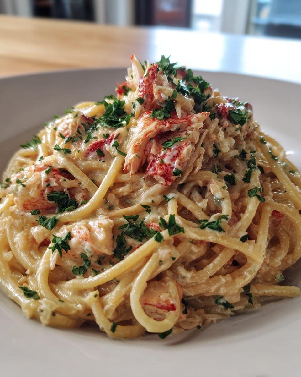 Creamy Lobster Spaghetti - detail 3