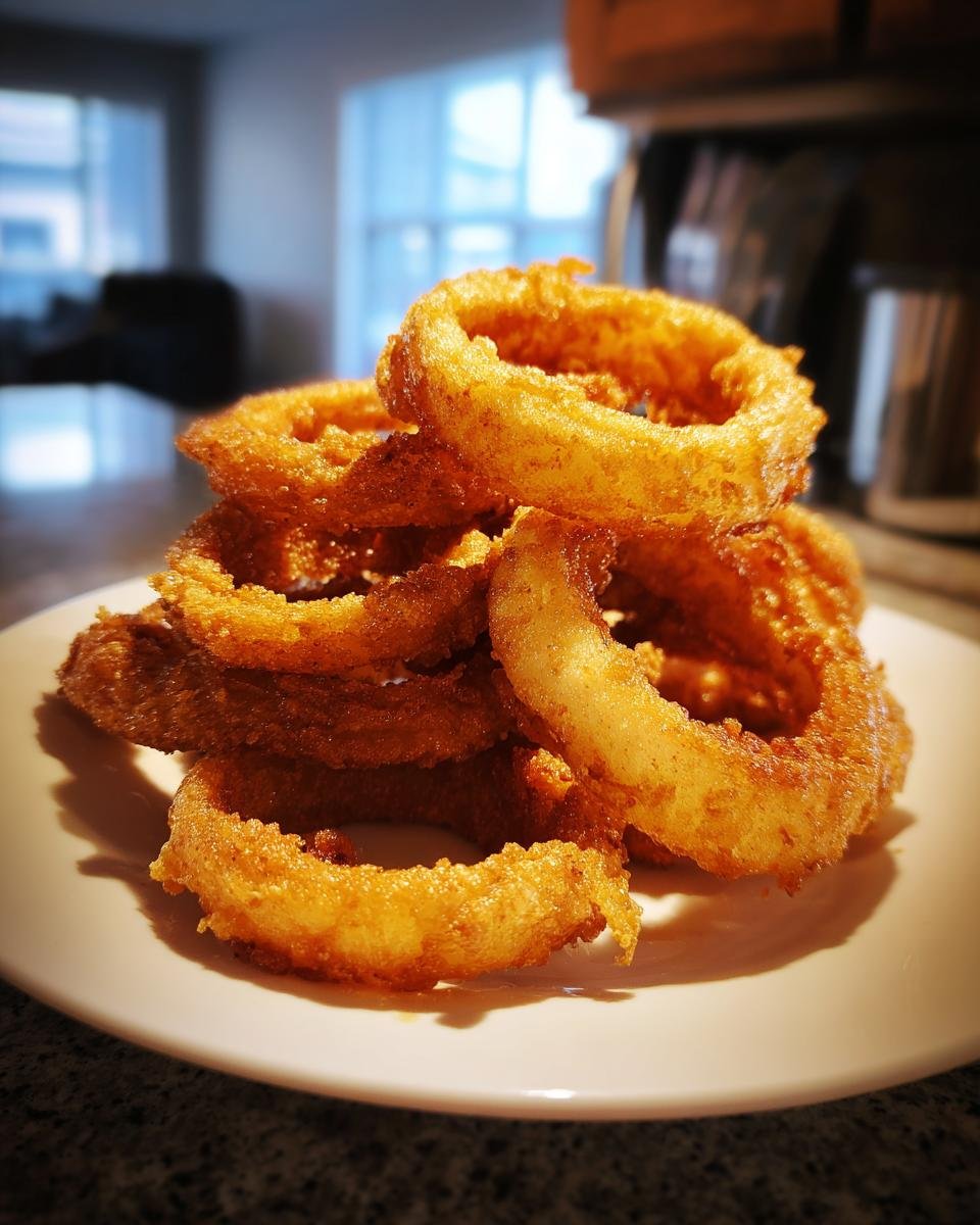 Crispy Homemade Deep Fried Onion Rings - detail 3