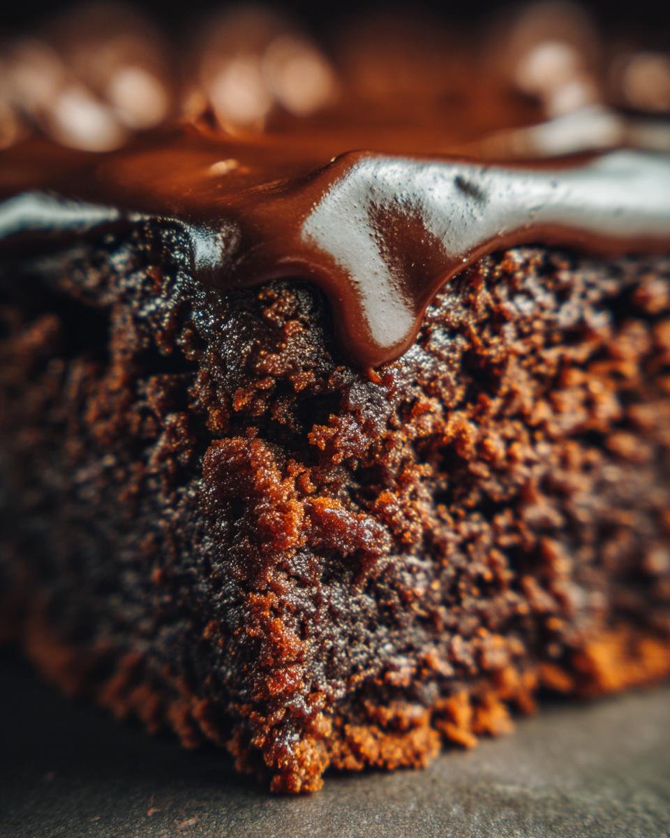Decadent Mint Brownies with Ganache Topping - detail 1