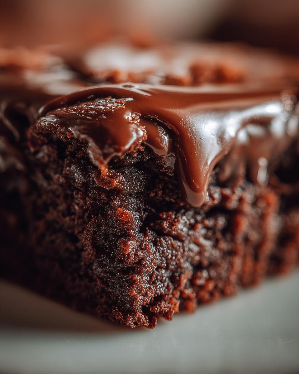 Decadent Mint Brownies with Ganache Topping - detail 2