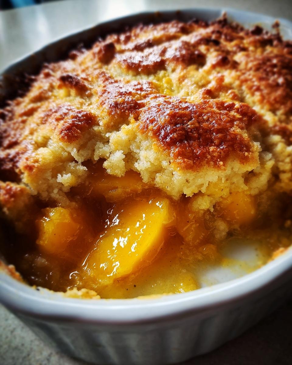 Easiest Peach Cobbler - detail 3