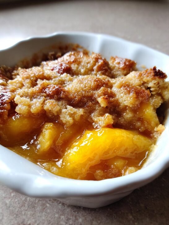 Easiest Peach Cobbler