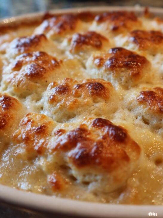 Easy Chicken Cobbler Casserole