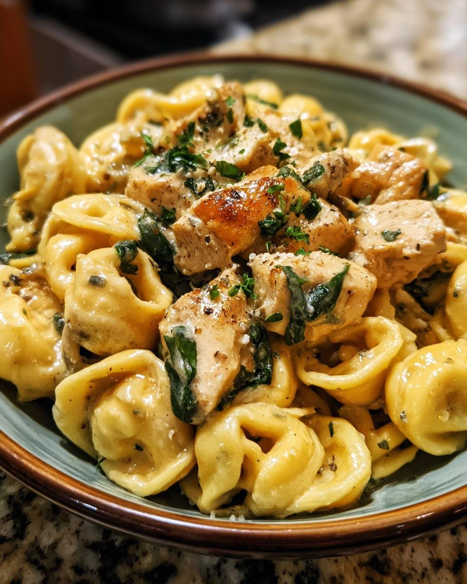 Easy Creamy Velveeta Chicken Tortellini One-Pot Dinner - detail 1
