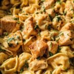 Easy Creamy Velveeta Chicken Tortellini One-Pot Dinner