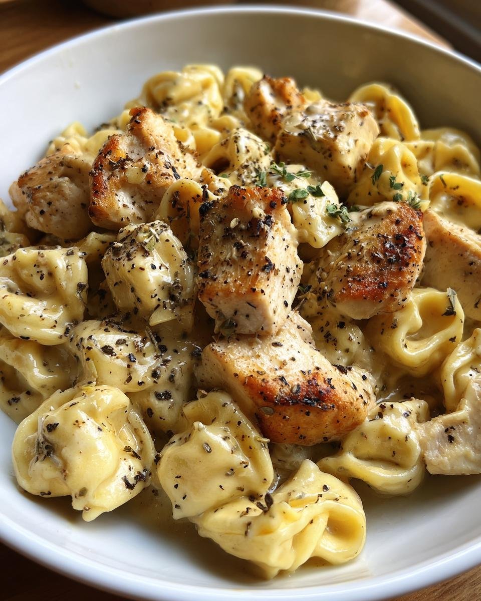 Easy Creamy Velveeta Chicken Tortellini One-Pot Dinner - detail 2