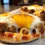 English Muffin Breakfast Pizza