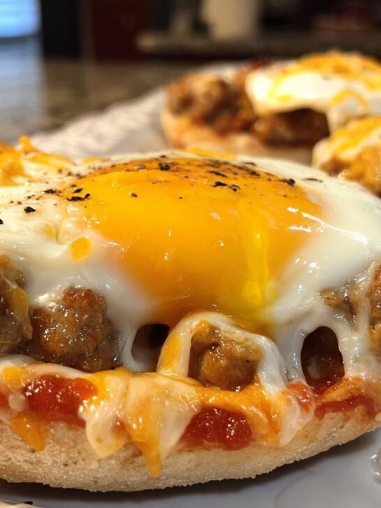 English Muffin Breakfast Pizza