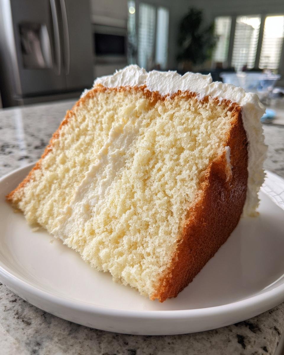 Fluffy White Cake - detail 2