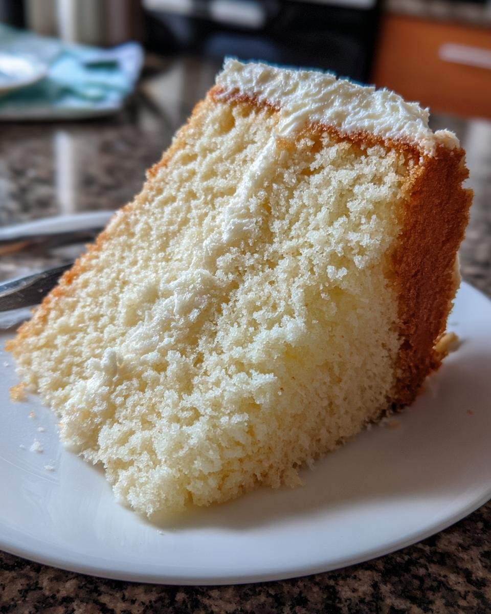 Fluffy White Cake - detail 3