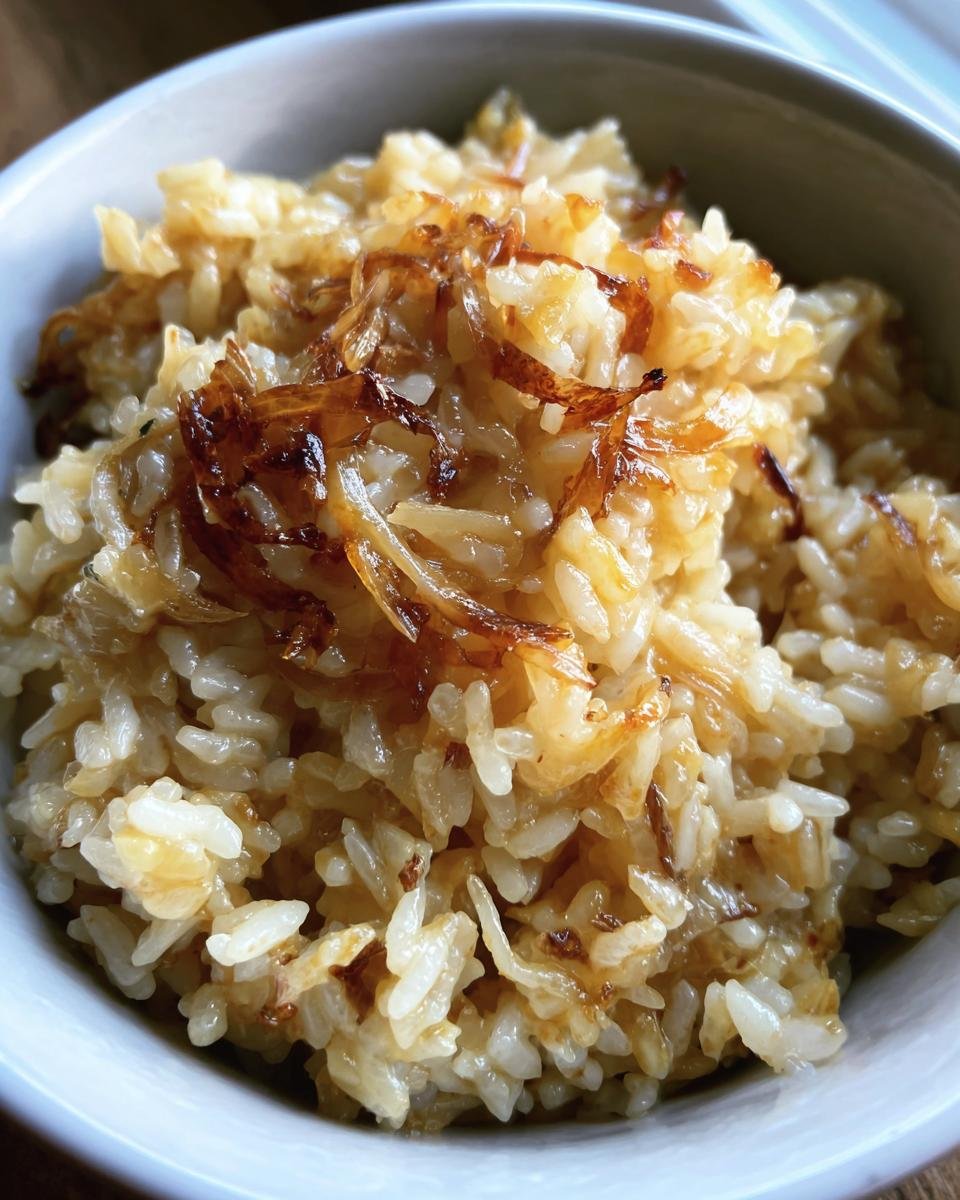 French Onion Butter Rice - detail 3