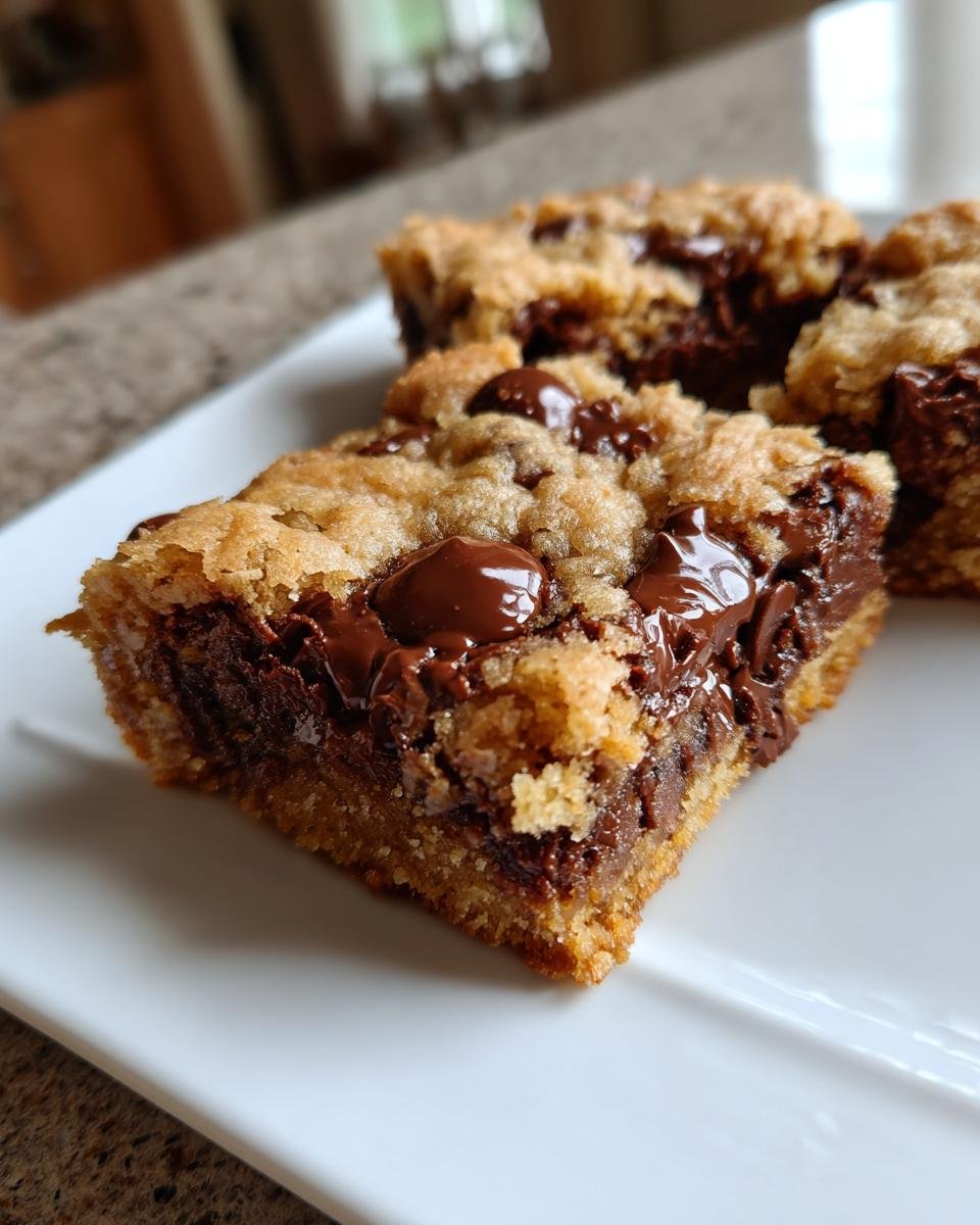 Gooey Chocolate Chip Cookie Bars - detail 2