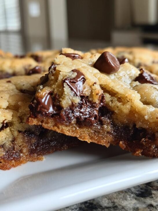 Gooey Chocolate Chip Cookie Bars