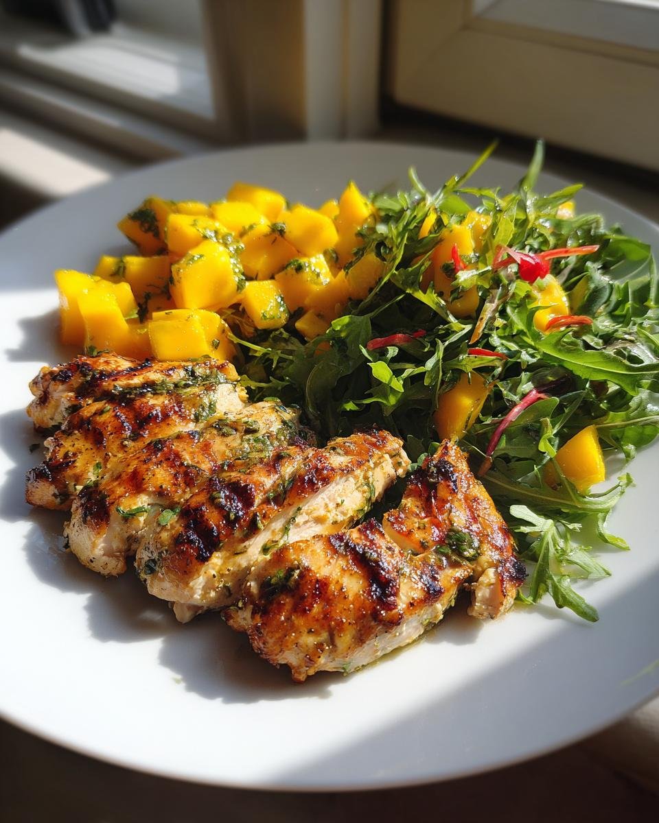 Grilled Chicken and Mango Salad - detail 1