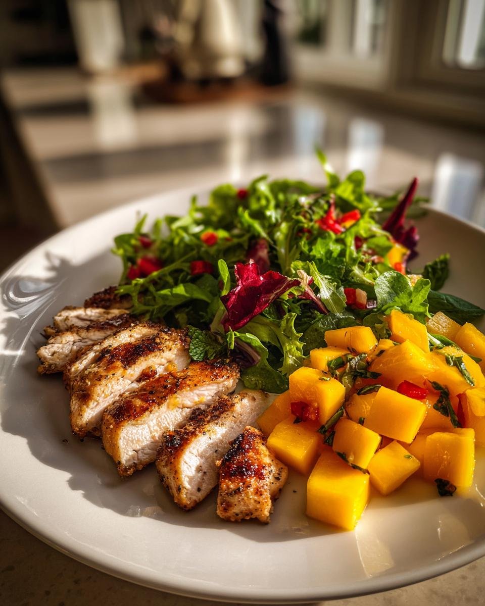 Grilled Chicken and Mango Salad - detail 2