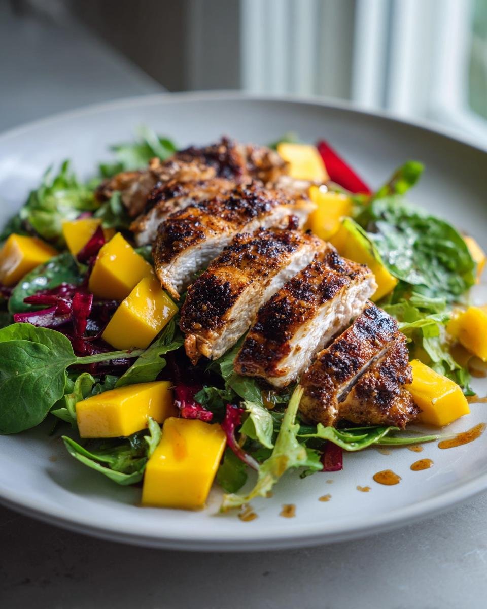 Grilled Chicken and Mango Salad - detail 4