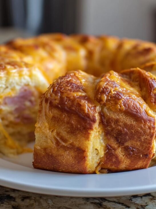 Ham and Cheese Ring Bread