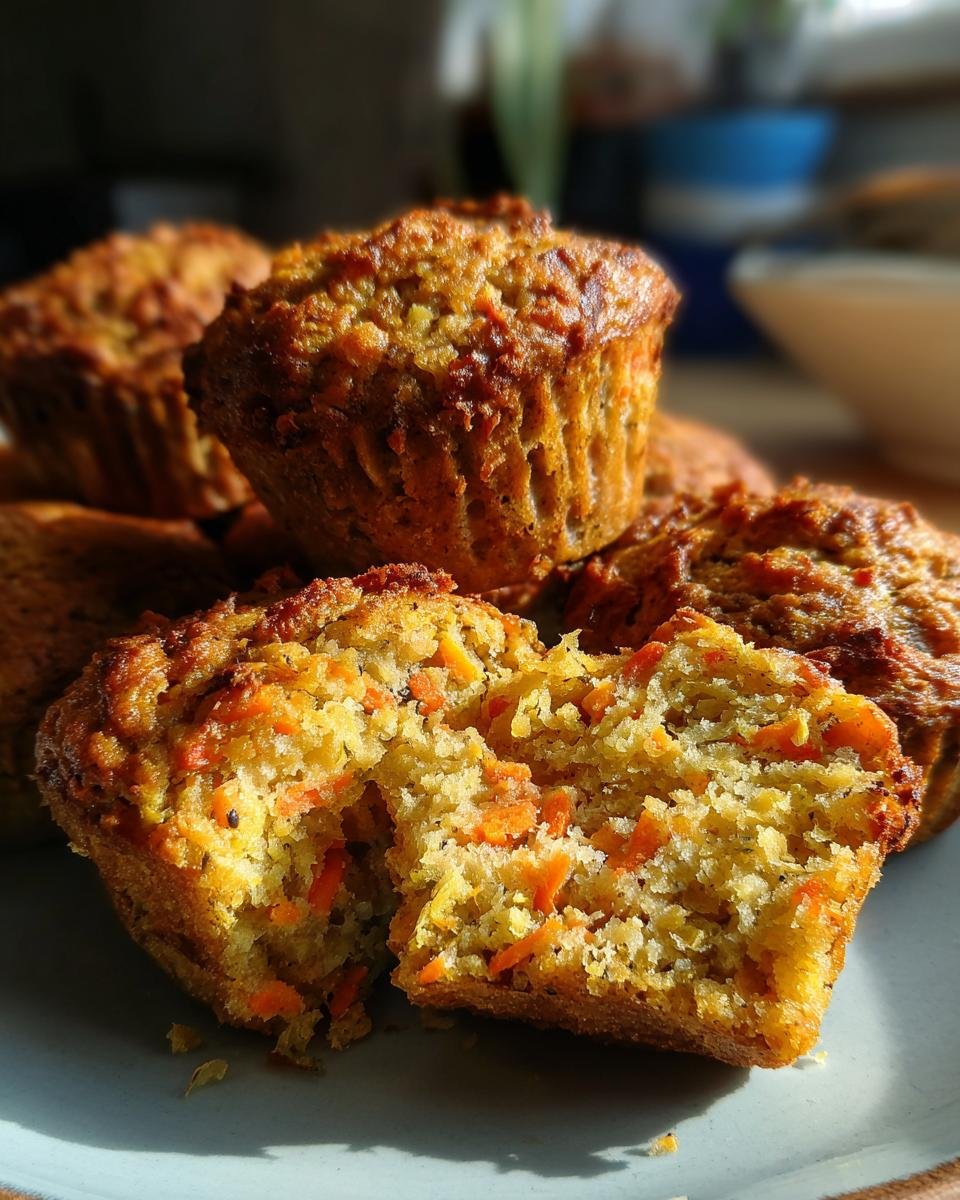 Healthy Carrot Muffins - detail 1