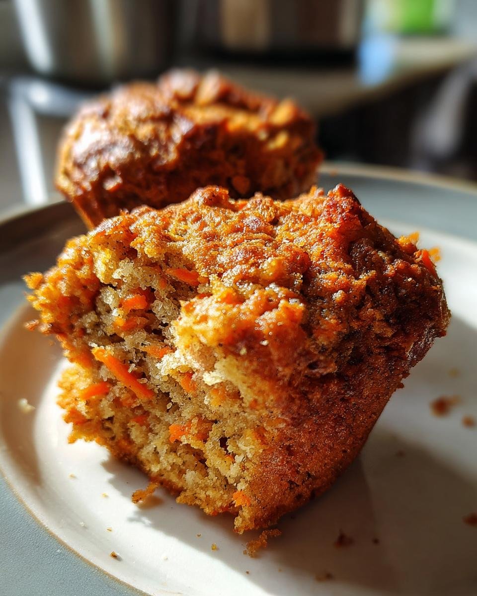 Healthy Carrot Muffins - detail 2