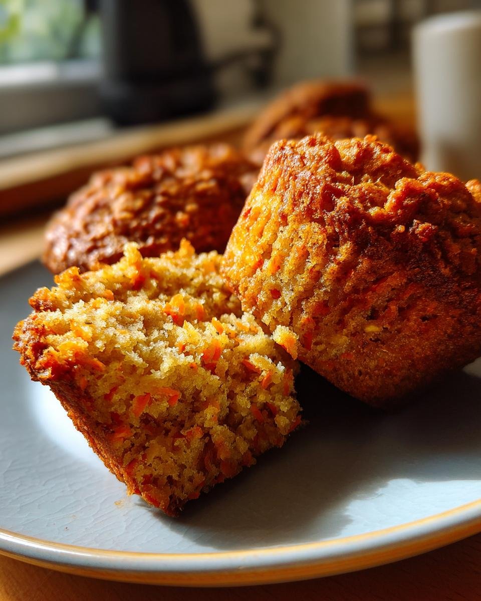 Healthy Carrot Muffins - detail 3