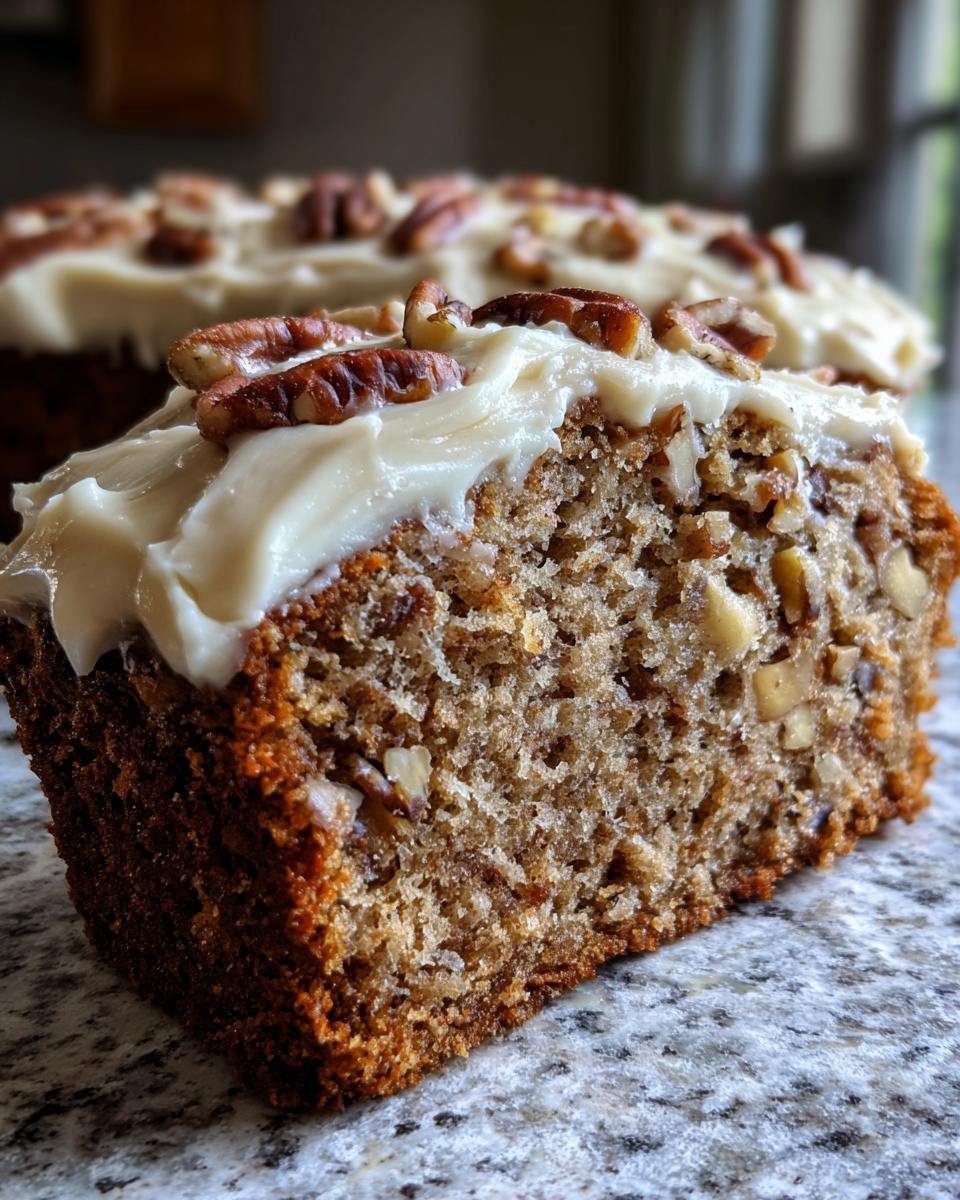 Hummingbird Bread with Cinnamon Cream Cheese Frosting - detail 3