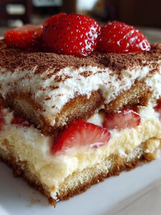 Incredible Strawberry Tiramisu