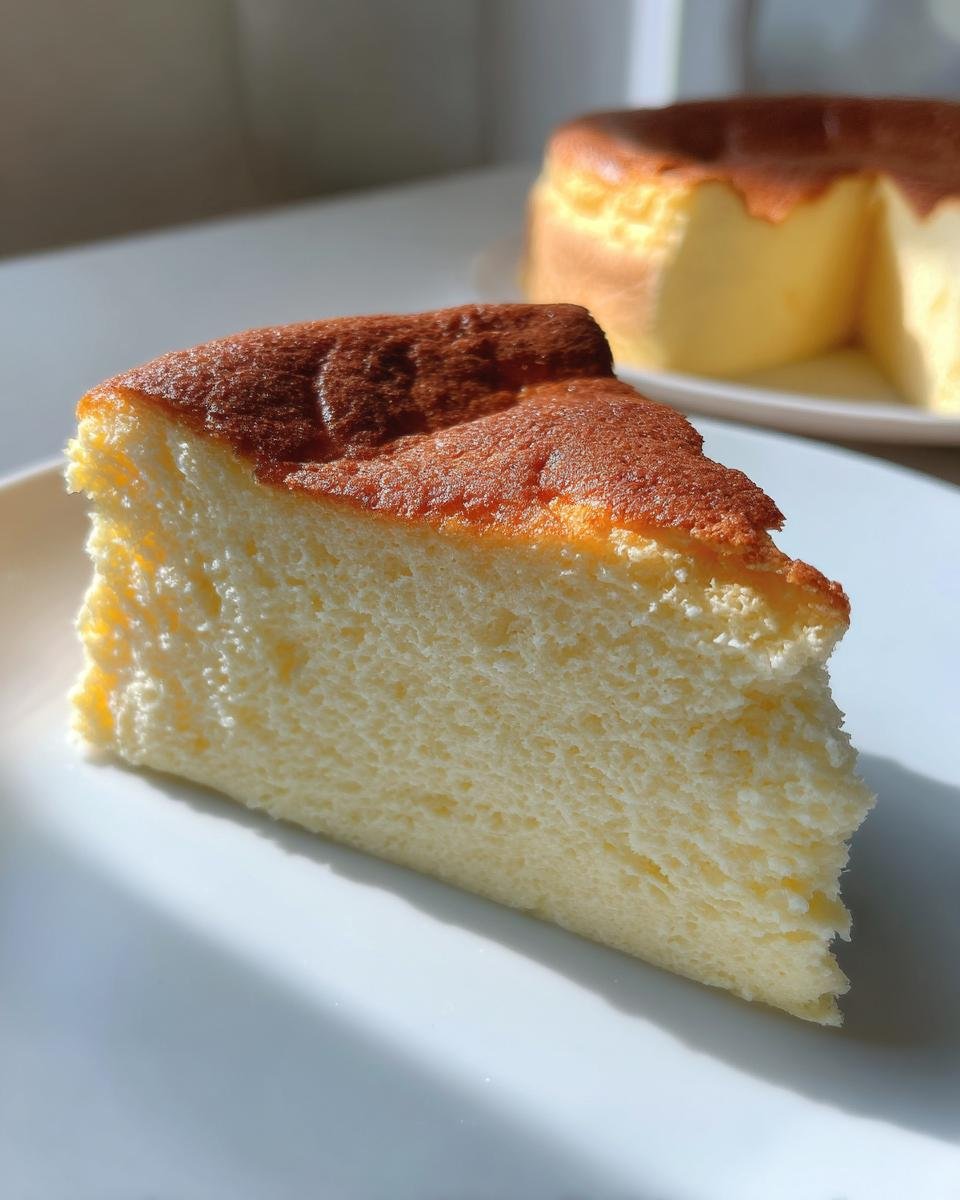 Jiggly Japanese Cheesecake - detail 3