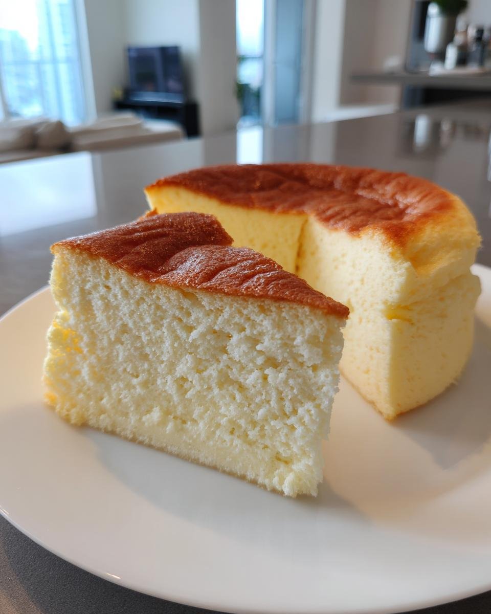 Jiggly Japanese Cheesecake - detail 4