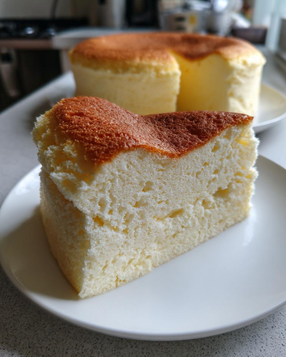 Jiggly Japanese Cheesecake - detail 6