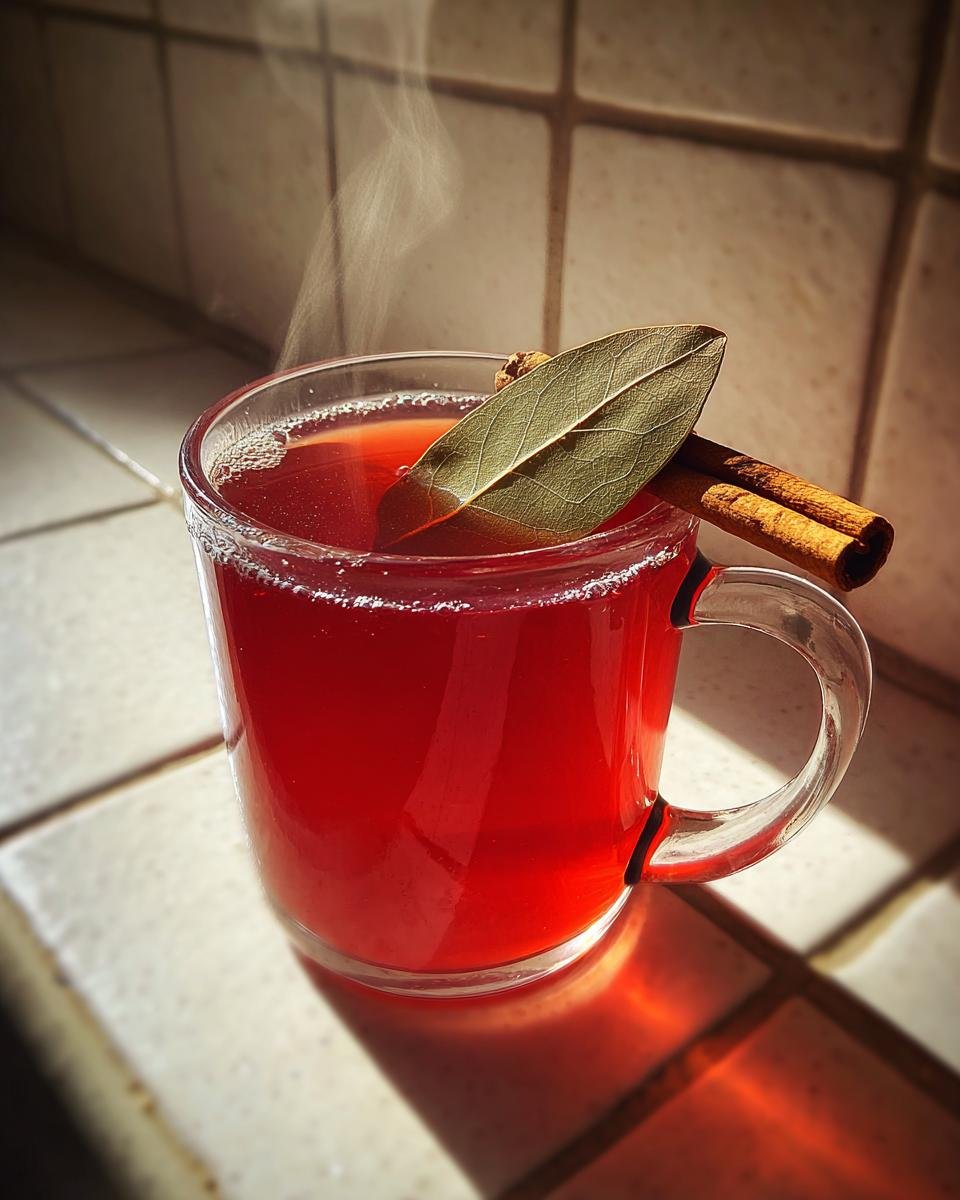 Magic Tea of Bay Leaf, Clove, Cinnamon, and Hibiscus - detail 1