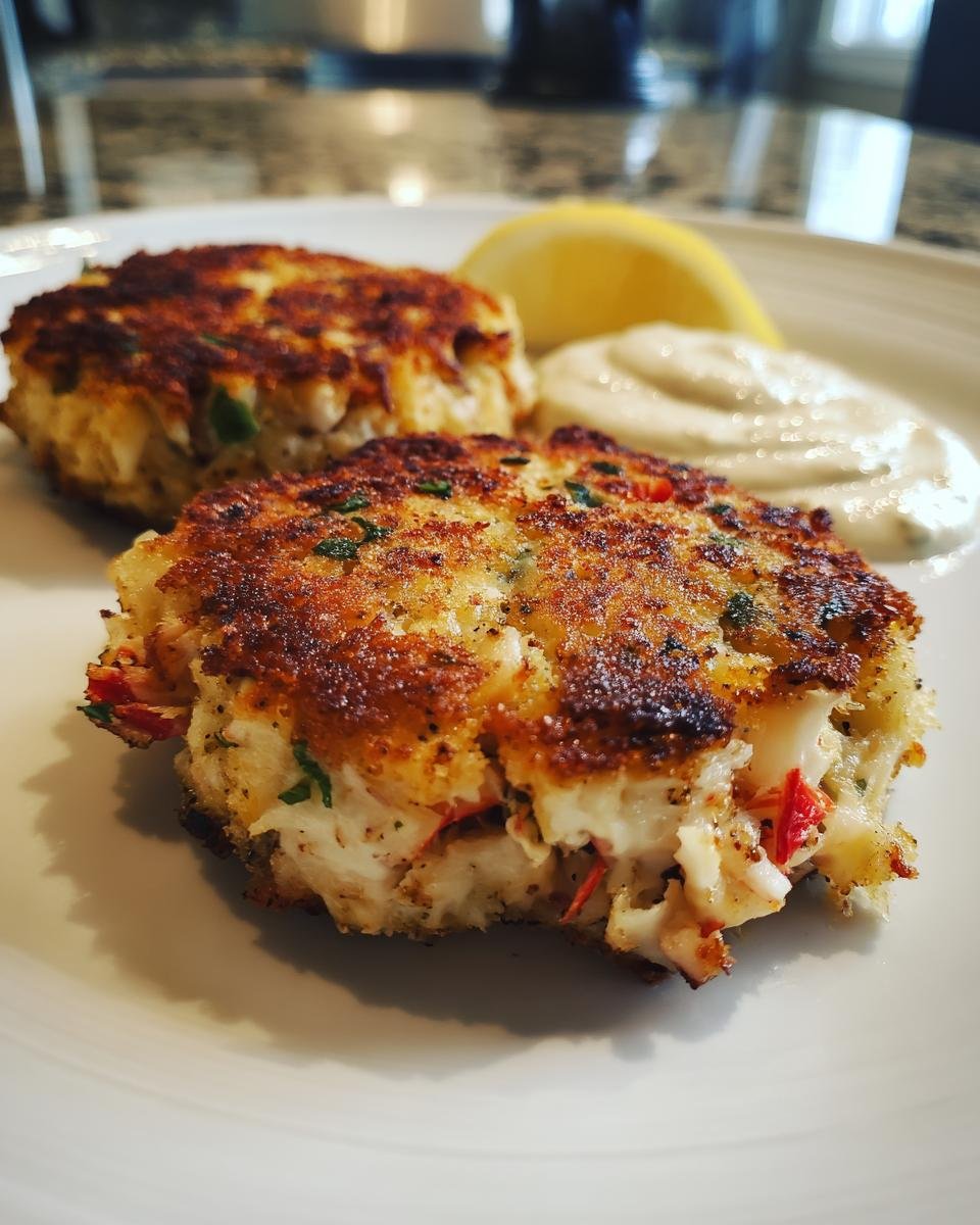 Maryland Crab Cakes with Quick Tartar Sauce - detail 1