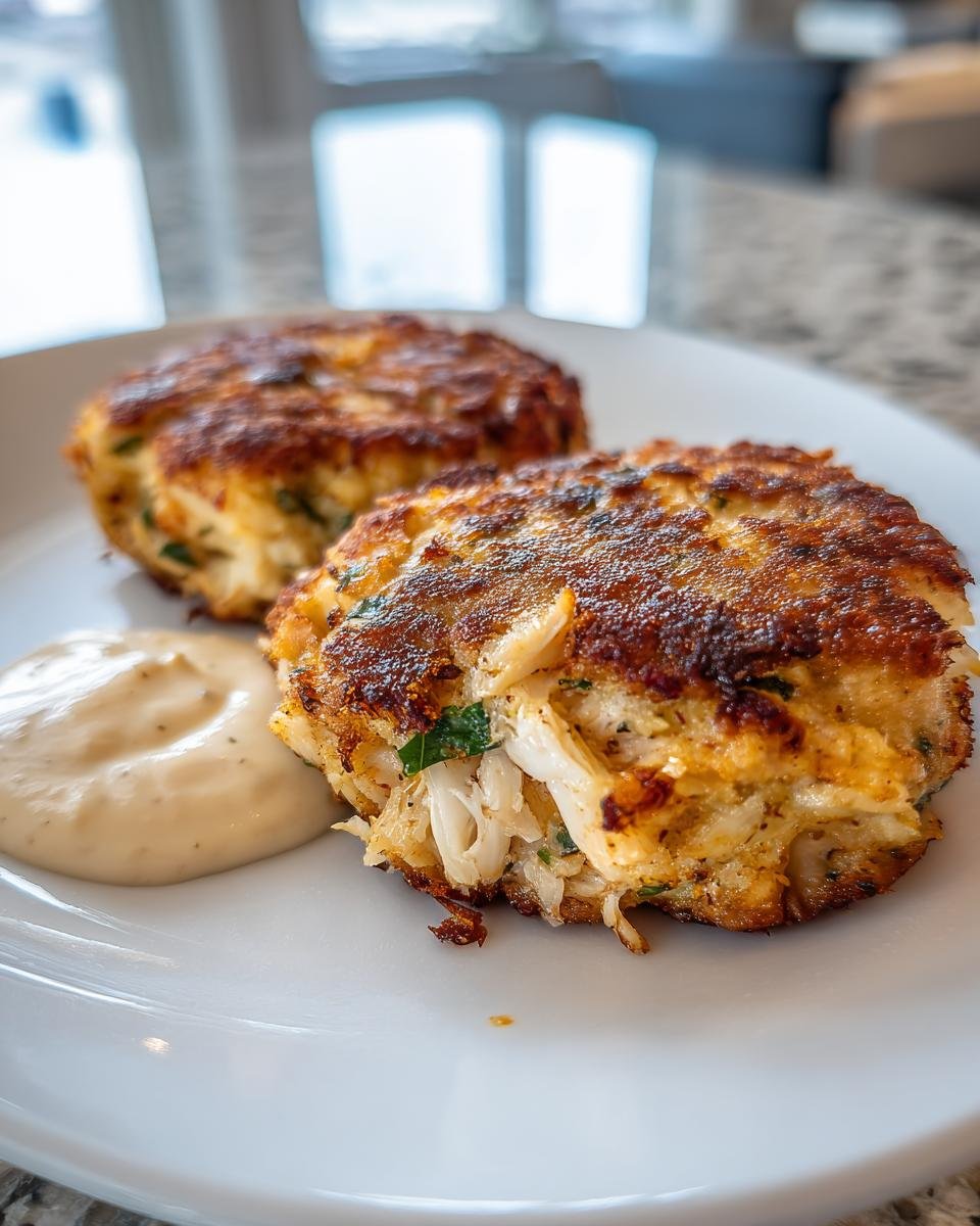 Maryland Crab Cakes with Quick Tartar Sauce - detail 2