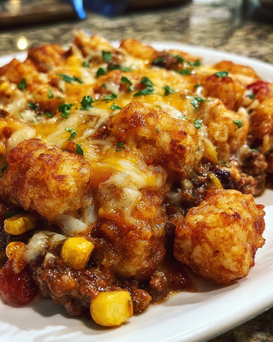 Mexican Tater Tot Casserole - detail 2