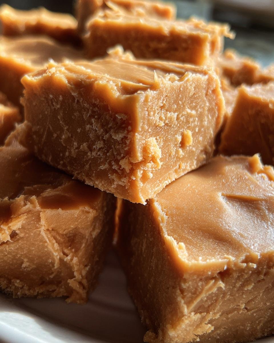 Microwave Peanut Butter Fudge - detail 1