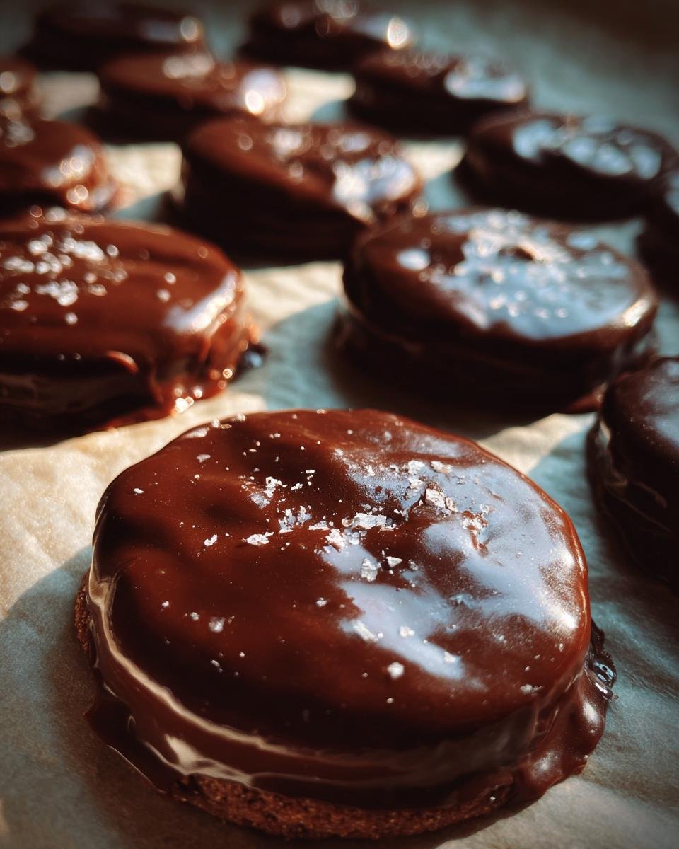 Mint Chocolate Medallions - detail 1