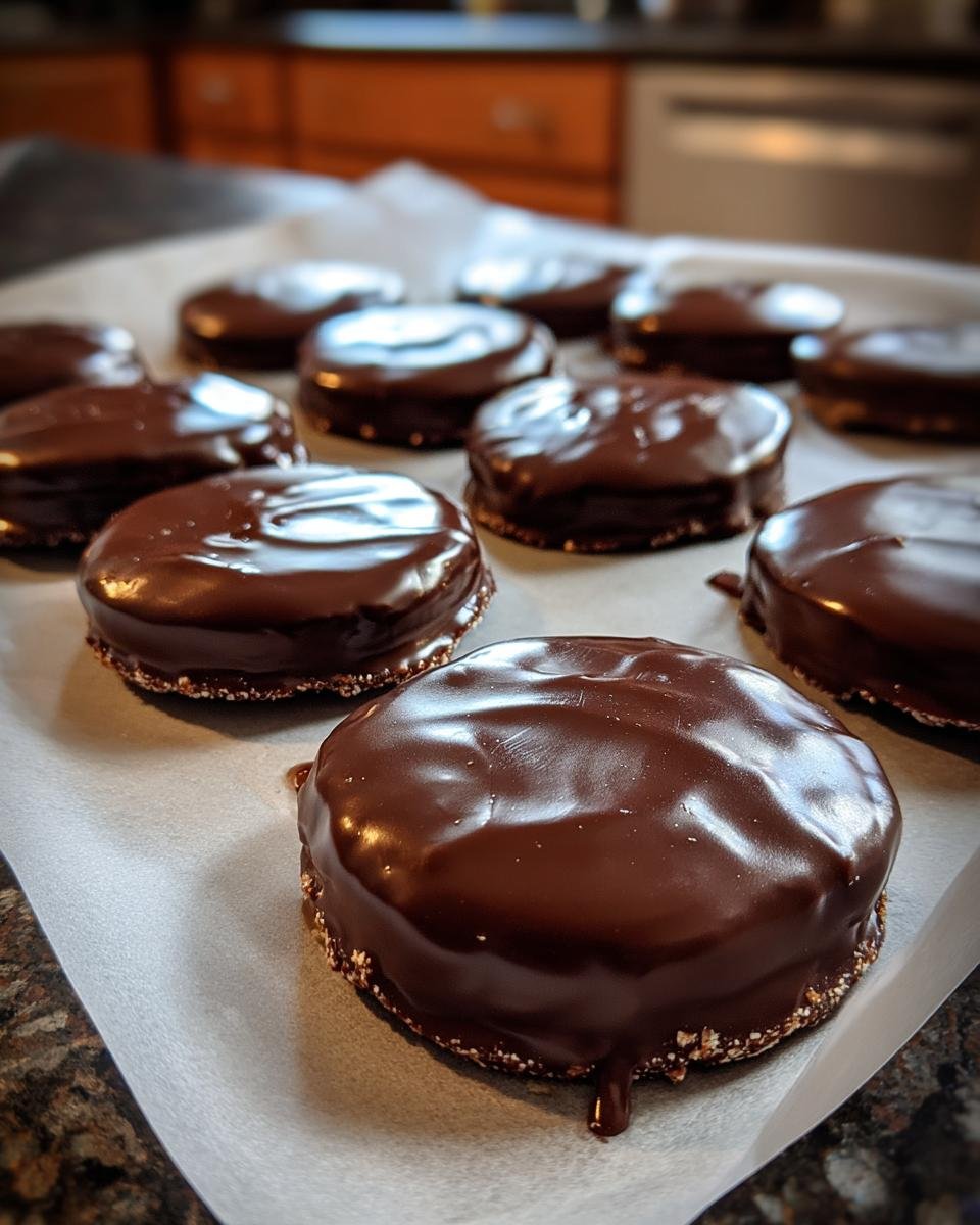 Mint Chocolate Medallions - detail 3