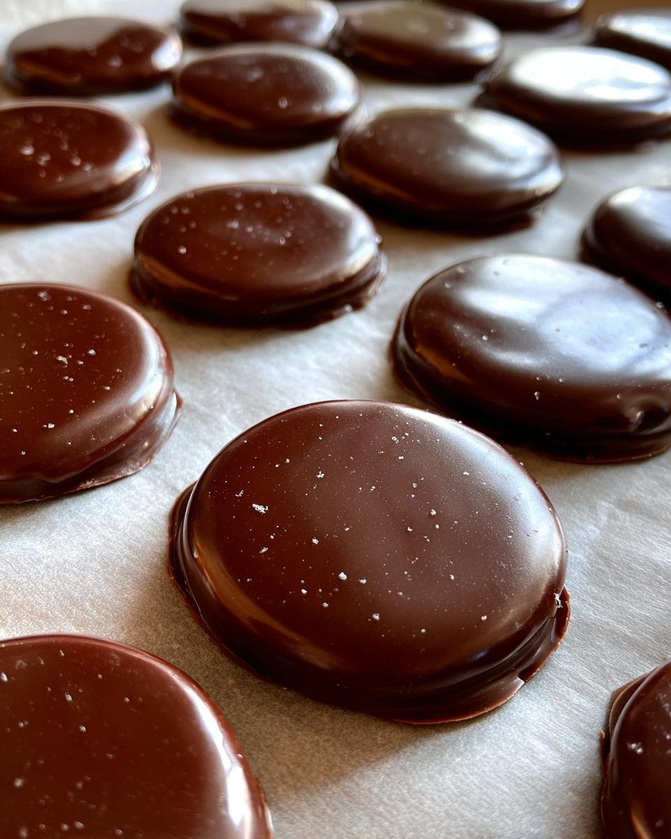 Mint Chocolate Medallions - detail 4