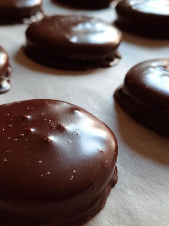 Mint Chocolate Medallions