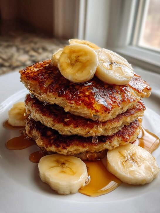 Oatmeal Banana Pancakes