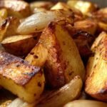 Oven Fried Potatoes and Onions