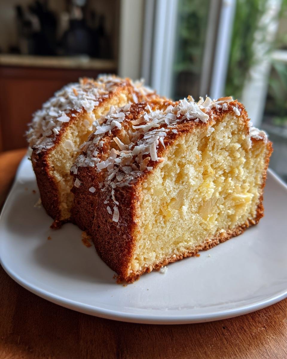 Pineapple Coconut Pound Cake - detail 3