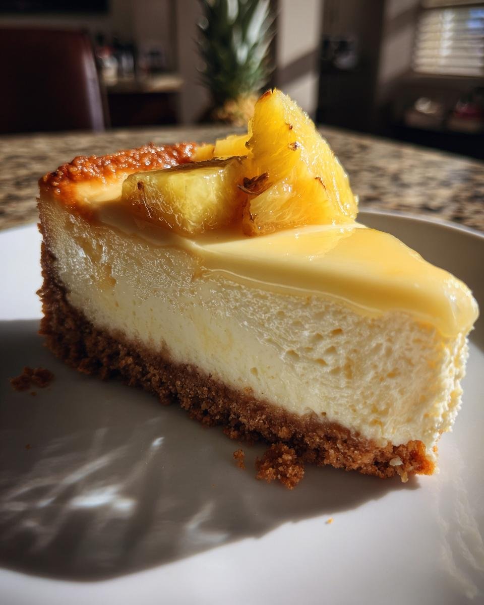 Pineapple Heaven Cheesecake - detail 2