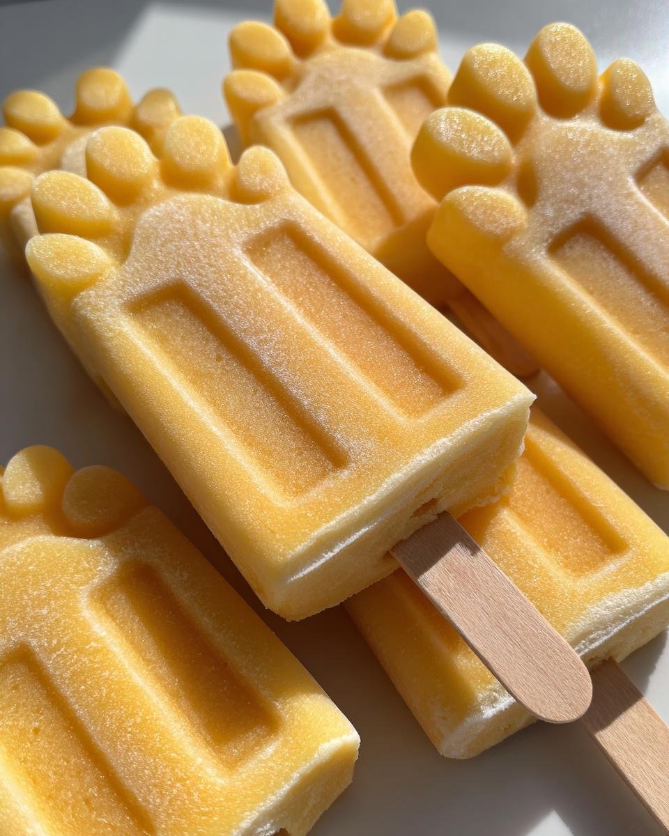 Pumpkin Yogurt Paw Popsicles for Dogs - detail 2